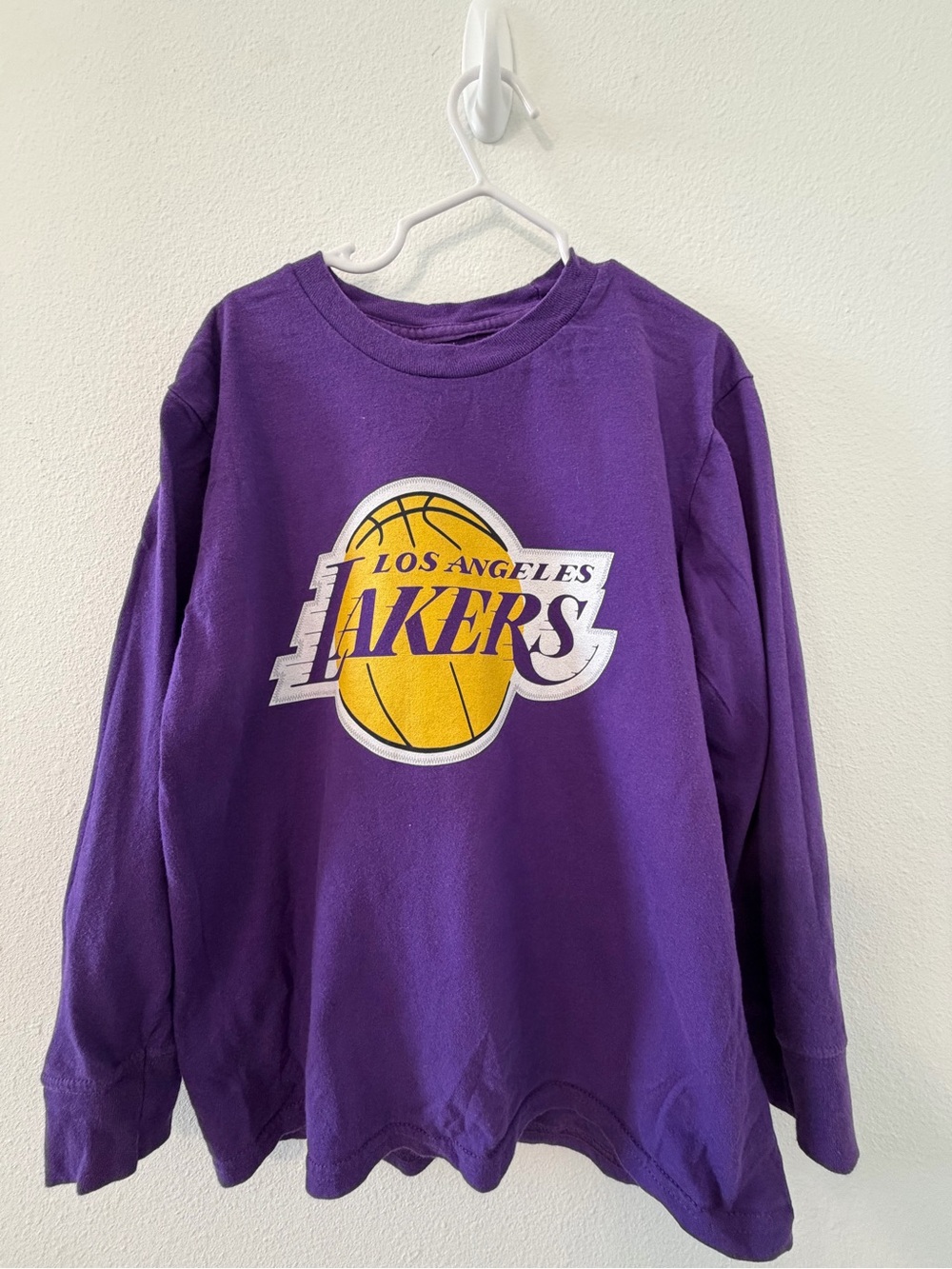Lakers Kids Long-Sleeve Shirt Youth Small